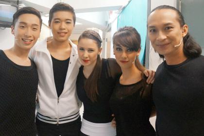 David, Riley, Alison, Katie, Jun